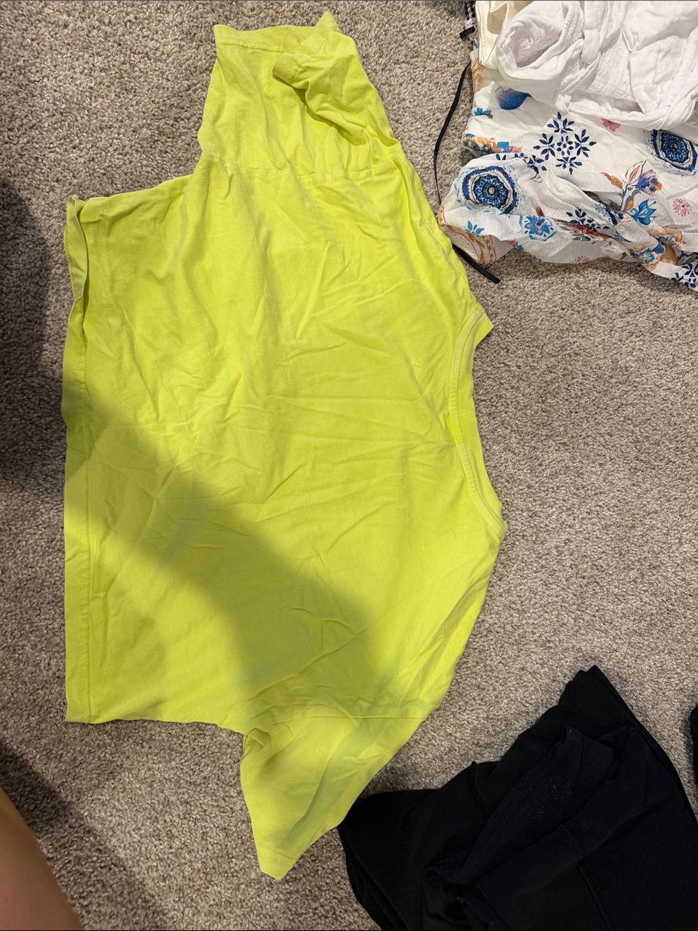 TNA Neon Lime Short Sleeve Crewneck Top - Picture 4 of 4